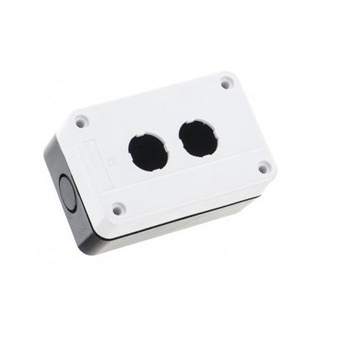 Putz Drucktaster Leergehäuse Aufbaugehäuse Aufputz grau/schwarz XBS XAL-BE02