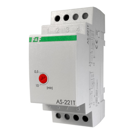 Treppenhausautomat Treppenlichtzeitschalter Zeitrelais mit Ausschaltzeit Warnfunktion F&F AS-221T