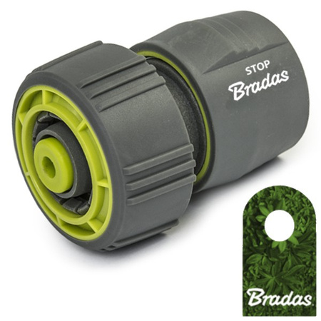 Schlauchkupplung 3/4" mit Stop Schnellkupplung LIME LINE SOFT BRADAS LE-S2150K