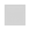 Schräggitter mit Insektenschutznetz quadratisch 14cm x 14cm weiß AirRoxy 02 02-336