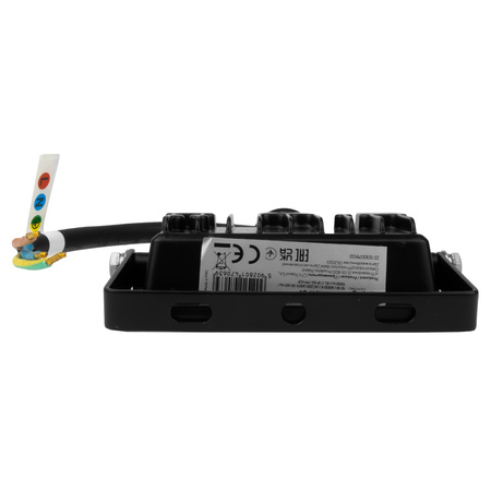 LED Außenstrahler mit Bewegungsmelder 10W GTV Flutlicht schwarz IP65 Außenwandstrahler 1000lm GT-GCR10W-64