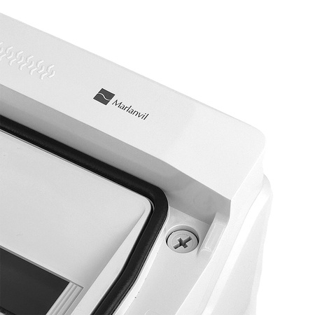 Aufputz Verteilerkasten HIGHT IP65 72 Module transparente Tür Marlanvil 4x18 940.72