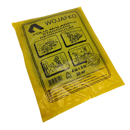 Lackier-Schutzfolie 4x5m regranulat Wojafko verschiedene Stärken DV-100