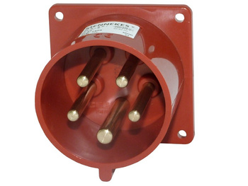 Mennekes Anbaustecker 32A 5p 6h 400V IP44 Einbausteckdose gerade Typ Anbausteckdose 1409