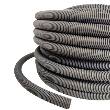 EM GROUP Wellrohr mit Zugdraht halogenfrei ungeschlitzt 750N Ø32mm 50m FEPCTAF3250