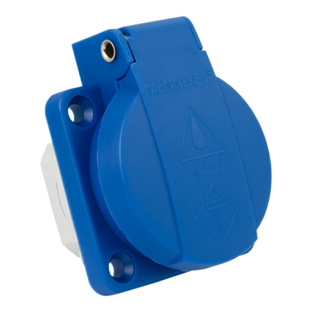 Mennekes Anbausteckdose Blau französisch/belgische Typ-E 230V IP44 11111
