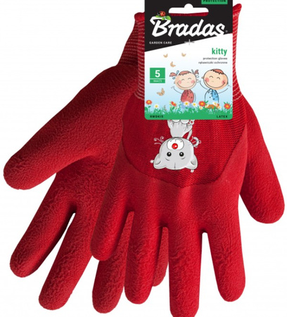 Gartenhandschuhe Schutzhandschuhe Kinderhandschuhe Latex Größe 6 BRADAS RWDKI6