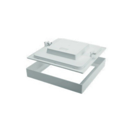 LED Decken Panel Downlight 18W 3000K/4000K/6400K Variable Lichtfarbe 1600lm Einbau Lampe Aufputz BOLERO GTV LD-BLRKW18W-61