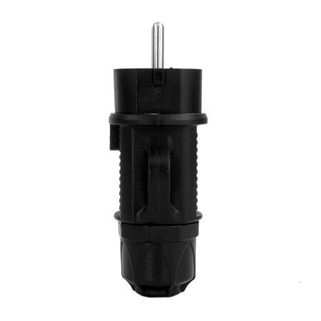 Elektrischer Stecker UPS mit Kabelverschraubung 16A TYP E IP44 250V TPE 3101-701-0300