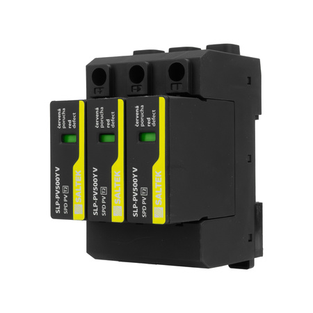 PV-Überspannungsableiter Typ 2 40kA SLP-PV1000 V/Y bis 1020V DC für Hutschiene Überspannungsschutz Blitzschutz Photovoltaik Varistortechnologie A04302