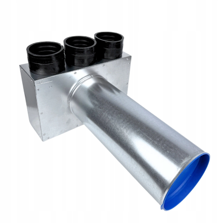 Lüftungsverteiler Verteilerkasten 3x75 Ø125 Wohnraumlüftung Luftverteiler E-KSR-3x75/125-OC