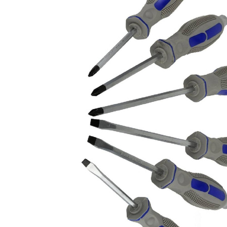 Schlitz-Schraubendreher Set CRV 6 Stück G30583