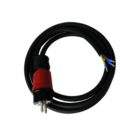 2m Anschlussleitung mit Stecker Uni-Schuko 230V 16A Kabel H07RN-F 3x2,5mm² Doktorvolt® DV-2954-PP230