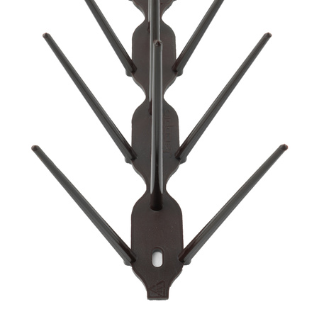 Vogelschreck Kunststoff Spikes Vogelabwehr braune Taubenabwehr Balkon DV-KOLCE-BR