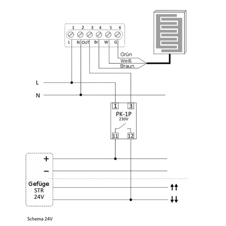 Schnee und Regenmelder Sensorrelais Relais Treiber Sensor F&F STR-R