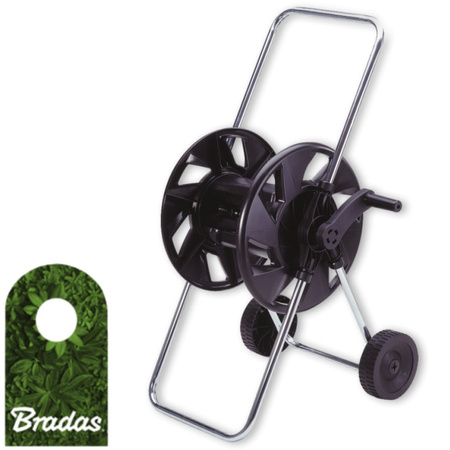 Schlauchwagen Schlauchaufroller Schlauchhalter Schlauchtrommel für 1/2" Schlauch DROP Bradas AG240