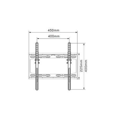 TV-Halterung Wandhalterung Fernseher LED/LCD 23-55" 25KG vertikale CV-21