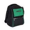 Werkzeug-Rucksack PLASTROL 20 Fächer 47x37x20 cm verstärkt grün-schwarz T-00662