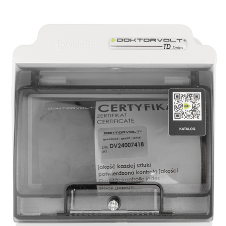 Wandverteiler XS-S 16A 2x230V IP44 Stromverteiler Komplett Verdrahtet Doktorvolt DV-5107-D