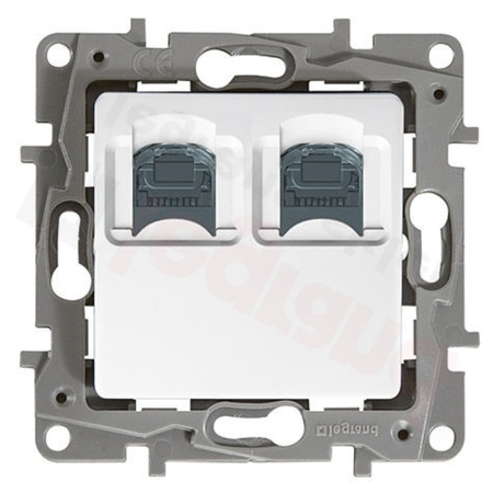 Doppelte Netzwerksteckdose 2xRJ45 764574