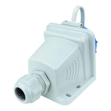 Steckdose Wandsteckdose Hermetisch 16A 2P+E 230V IP68 3101-385-0900