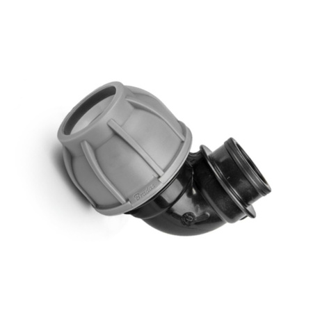 PP Fitting Winkel 90° Klemmverbinder IG 3/4" PE Rohr 20mm Bradas DSRA10K20F34