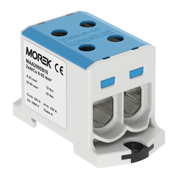 Hauptleitungsklemme 4x6-95mm2 blau 1P OTL 95-2 Morek MAA2095B10