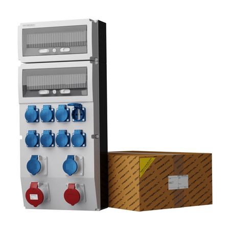 Stromverteiler eXT 32A 16A 2x16A Camping 8x230V Doktorvolt DV-2346-D