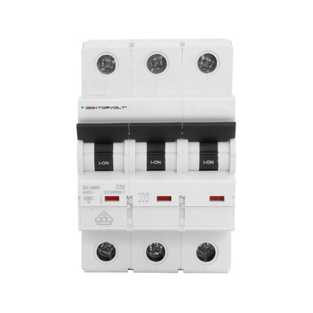 Leitungsschutzschalter MCB 6kA 3P 32A VDE C32A LS-Schalter Doktorvolt DV-2953