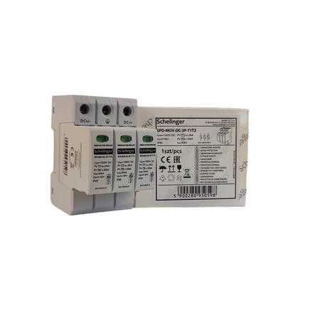 Überspannungsschutz 3P 8kA DC 1000V klasse T1T2 Schelinger A53-SPD-MOV-DC-3P-T1T2