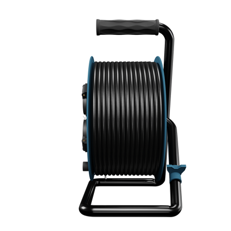 Kabeltrommel HAND PRO 25m 4x Steckdosen 230V IP44 H05RN-F 3x2,5 mm² W-96317