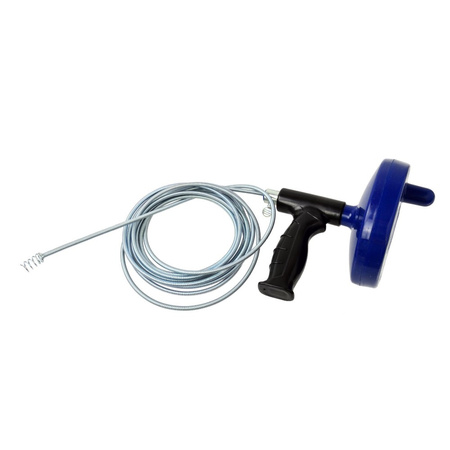 Hand-Rohrreinigungsspirale 6mm x 5m Kunststoffgehäuse G73159