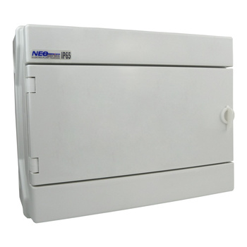 Feuchtraumverteiler Verteilerkasten 1000V 12Module Aufputz Sicherungskasten RH-12/B AP VDE E-P 36.11