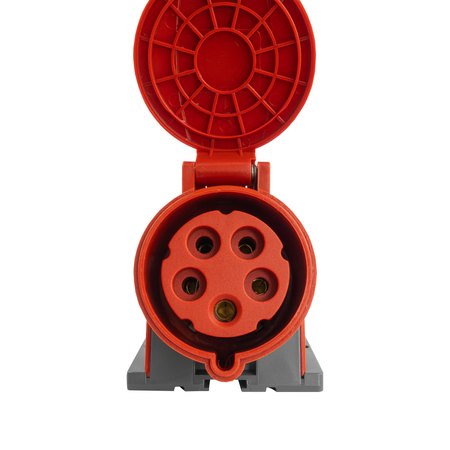 Wandsteckdose CEE Aufputz Kombi Steckdose 5P 32A IP44 400V VDE TP Electric 3107-307-1600