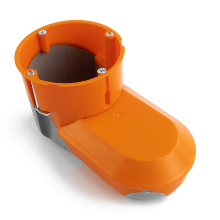 F-tronic Unterputzdose 10 Stück Elektronikdose winddicht Hohlwanddose 68 mm orange VDE 735 E5000