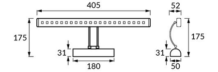 Dekorative Leuchte SMD LED BRENA neutralweiß 4000K 4W 02479