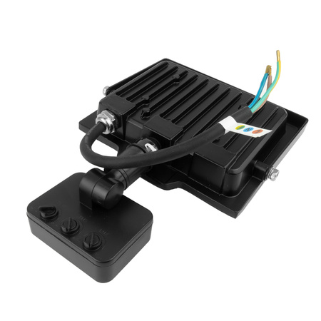 LED-Außenstrahler 30W mit Bewegungsmelder IP65 schwarz Außenwandstrahler 3000lm GT-GCR30W-64