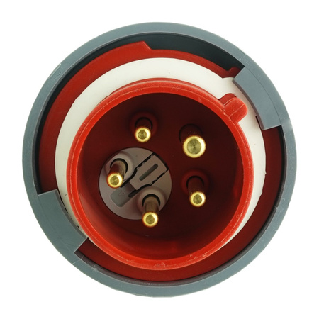 CEE Stecker mit Phasenwender 5P 16A IP67 400V 3106-350-1600