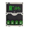 Fahrradladestation für E-bikes 12 Module 4x230V 4xRCBO Stromverteiler Doktorvolt DV-2137