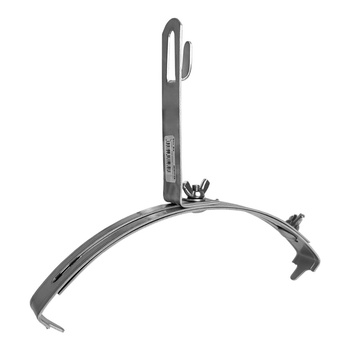 Universalfederhalterung niedrig Edelstahl G5 Erdung Blitzschutz Dachleitungshalter 59.1 NI