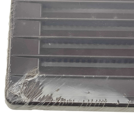 Schräggitter mit Insektenschutznetz quadratisch 14cm x 14cm braun AirRoxy 02 02-337