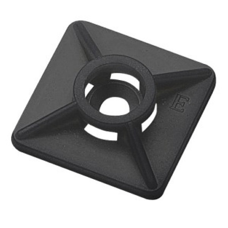 100 Stk. Kabelsockel Montagesockel für Kabelbinder selbstklebend weiß/schwarz Wahl 0732 0725 0756 BMN0901