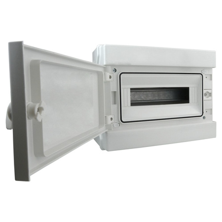 Feuchtraumverteiler Verteilerkasten 1000V 12Module Aufputz Sicherungskasten RH-12/B AP VDE E-P 36.11