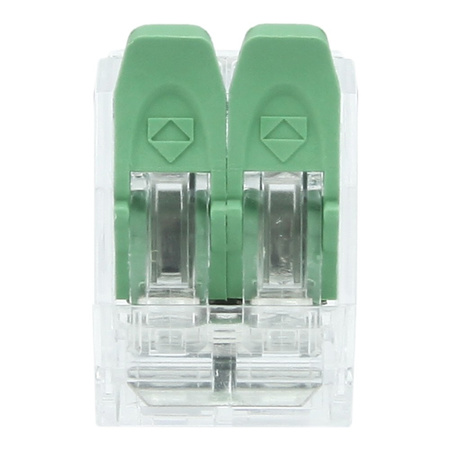 Dosenklemme 2x0.2-4.0 mm² Verbindungsklemme VDE UL 450V 32A DGN 1 Stück DG221-5.6-02P-17-00A