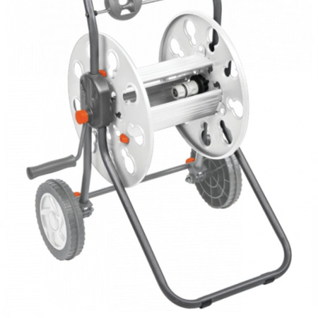 Bradas Schlauchwagen WHITE LINE für 1/2" 60m Schlauch mit Sprühset TITAN REEL WL-W5000