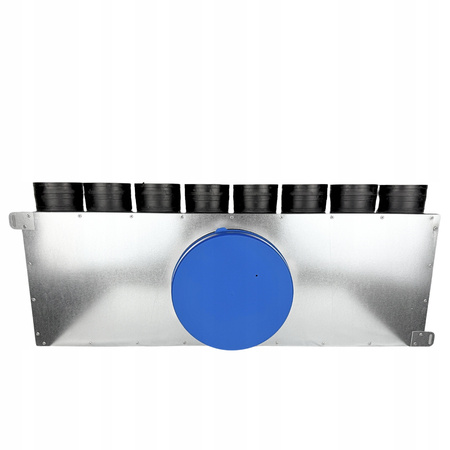 Lüftungsverteiler Verteilerkasten 8x75 Ø160 Wohnraumlüftung Luftverteiler E-KRR-8X75/160-OC (0+8+0)