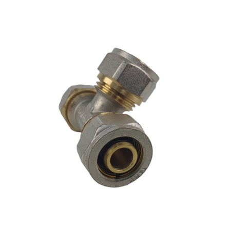 Installationsverbinder Klemmanschluss 16x16x16 Diamond dreifach für Mehrschichtrohre T-Stück FTN-009.16X16X16.T-3