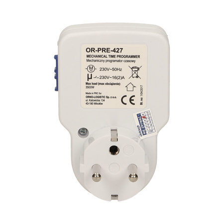 Mechanischer Zeitschaltuhr, MINI OR-PRE-427