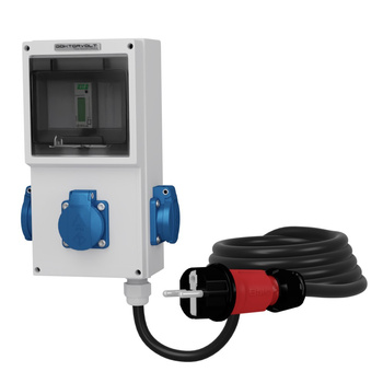 3x230V Mobiler Stromzähler MID 3x2.5mm2 Doktorvolt DV-4302-ML