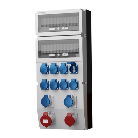 Stromverteiler eXT 32A 16A 2x16A Camping 8x230V Doktorvolt DV-2346-D